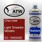Preview: Chevrolet, Light Toreador Metallic, 53 / WA345D: 400ml Sprühdose, von ATW Autoteile West.